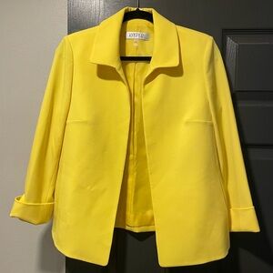 Kasper Women's Vibrant Yellow Blazer